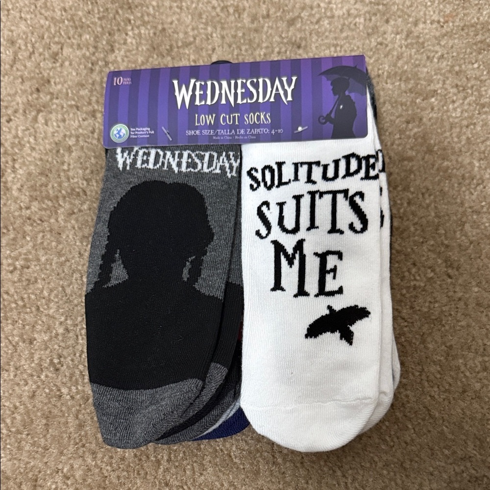 Low Cut Socks - Black and White